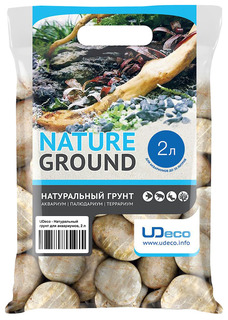 Грунт для аквариума UDeco Stream Light 30-50 мм 2 л