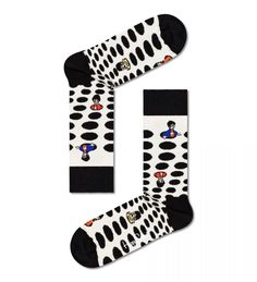 Носки унисекс Happy Socks BEA01 9100 черные 29