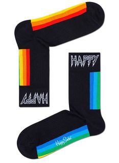 Носки унисекс Happy Socks ATCOS14 черные 25