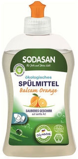 Средство для мытья посуды Sodasan апельсин 500 мл