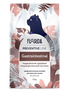 Сухой корм для кошек FLORIDA профилактический, Preventive Line Gastrointestinal 1,5 кг