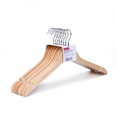 Натуральная деревянная вешалка-плечики Attache 631629