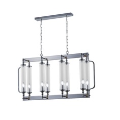 Crystal Lux Подвесная люстра Crystal Lux TOMAS SP8 L1000 CHROME