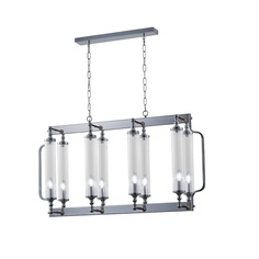 Crystal Lux Подвесная люстра Crystal Lux TOMAS SP8 L1000 CHROME