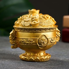 Статуэтка "Чаша изобилия" старое золото, 12х8см Хорошие сувениры
