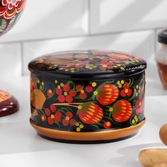 Шкатулка 11?7,5 см, хохлома No Brand