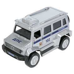 Машина Технопарк Бронеавтомобиль Полиция 12 см, свет, звук, металл FY6055-12SLРОL-SR с 3+
