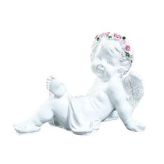 Фигура "Ангел нога на ногу" 10х13см Хорошие сувениры