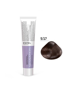 Краска для волос DE LUXE SENSATION 5/17 светлый шатен пепельно-коричневый 60 мл Estel