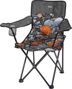 Складной стул Nika Премиум 5 ПСП5/4 (Камни и кленовые листья)