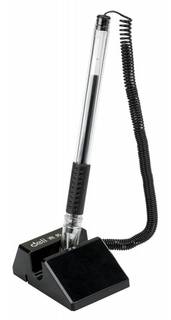 Ручка гелев. Deli E6791black прозрачный d=0.5мм черн.