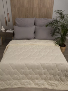 Одеяло 2 спальное евро 200х220 см внесезонное, наполнитель Кашемир 200гр ОТК