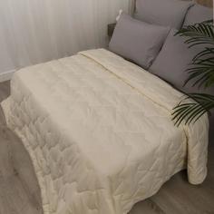 Одеяло 2 спальное евро 200х220 см всесезонное теплое Овечья шерсть, наполнитель 200гр ОТК