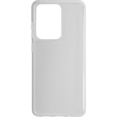 Силиконовый чехол для Samsung Galaxy S20 Ultra TPU mp 1мм с бортиком Прозрачный