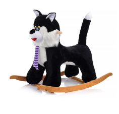 Качалка Бакс Кот черный, 60х33х50 см