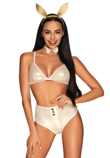 Игровой костюм зайки Obsessive Neo Goldes, кремовый р. L-XL