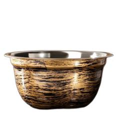 Миска Доляна Wood, 2,4 л, d=22 см, цвет древесный