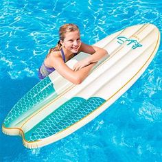 надувной матрас для плавания доска для серфинга, бело-голубой, 178х69 см, 58152-бело-гол, Intex