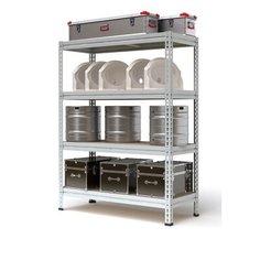 Метал.Мебель P_МС-Т 15764-2.0 стеллаж с 4-мя полками 1550х785х2000 382929 Titan