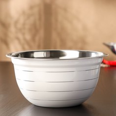 Миска Доляна light, 1,8 л, d=20 см, цвет белый
