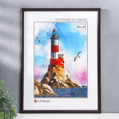 Фоторамка пластик "Палитра" 30х40 см, венге Platinum