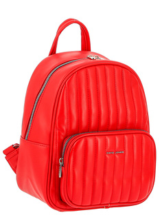 Рюкзак женский David Jones 6919-3DD красный, 25х21х12 см