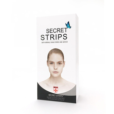 Патч-тейп для носогубной складки SECRET STRIPS микрокристаллический 10 пар эссенция 8 мл