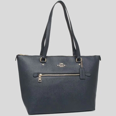 Сумка тоут женская Coach F79608 темно-синяя