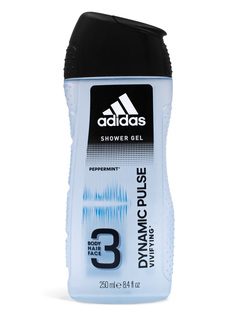 Гель для душа Adidas 3 в 1 для мужчин Dynamic Pulse 250 мл