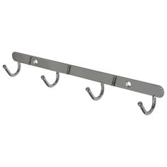 Планка 4 крючка 26 см цвет хром ФЭСТ