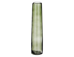Стеклянная ваза для одного цветка КСАНДРА, дымчато-зеленая, 30 см, Edelman, Mica