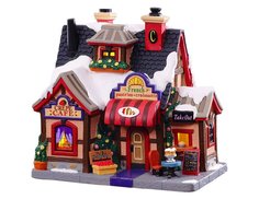 Кафе Французские блинчики, керамика, подсветка, 17х17х13 см, LEMAX
