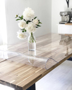 Скатерть krekerdecor мягкое стекло 80/150см 0,7мм