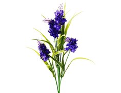 Декоративная ветка ЛАВАНДА, синяя, 70 см, Boltze