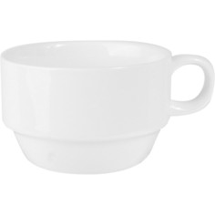 Чашка Kunstwerk кофейная 125мл 92х72х40мм фарфор белый