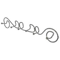 Планка Нота 6 крючков цвет хром ФЭСТ