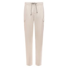 Брюки из хлопка и льна Brunello Cucinelli