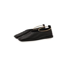 Кожаные балетки Jil Sander