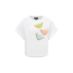 Хлопковая футболка Emporio Armani