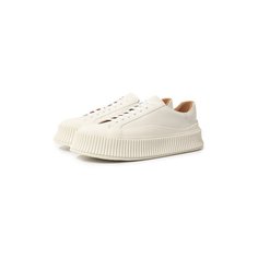 Кожаные кеды Jil Sander