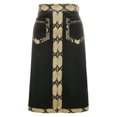 Кожаная юбка Gucci