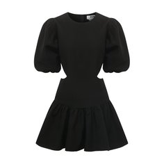 Платье из вискозы и льна MSGM
