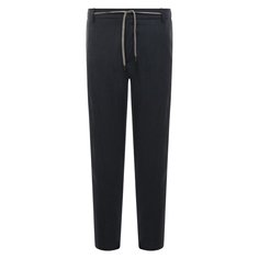 Брюки изо льна и шерсти Canali