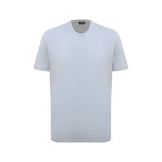 Футболка из шелка и хлопка Kiton