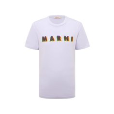 Хлопковая футболка Marni