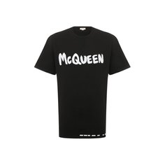 Хлопковая футболка Alexander McQueen