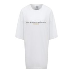 Хлопковая футболка VETEMENTS