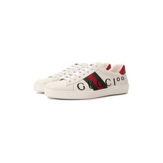 Кожаные кеды Gucci 100 Ace Gucci