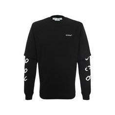 Хлопковый лонгслив Off-White
