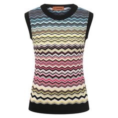 Топ из хлопка и вискозы Missoni